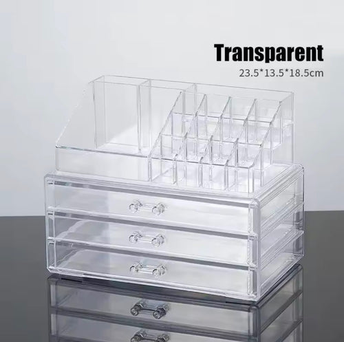 Acrylic Makeup Organizer Clear 1