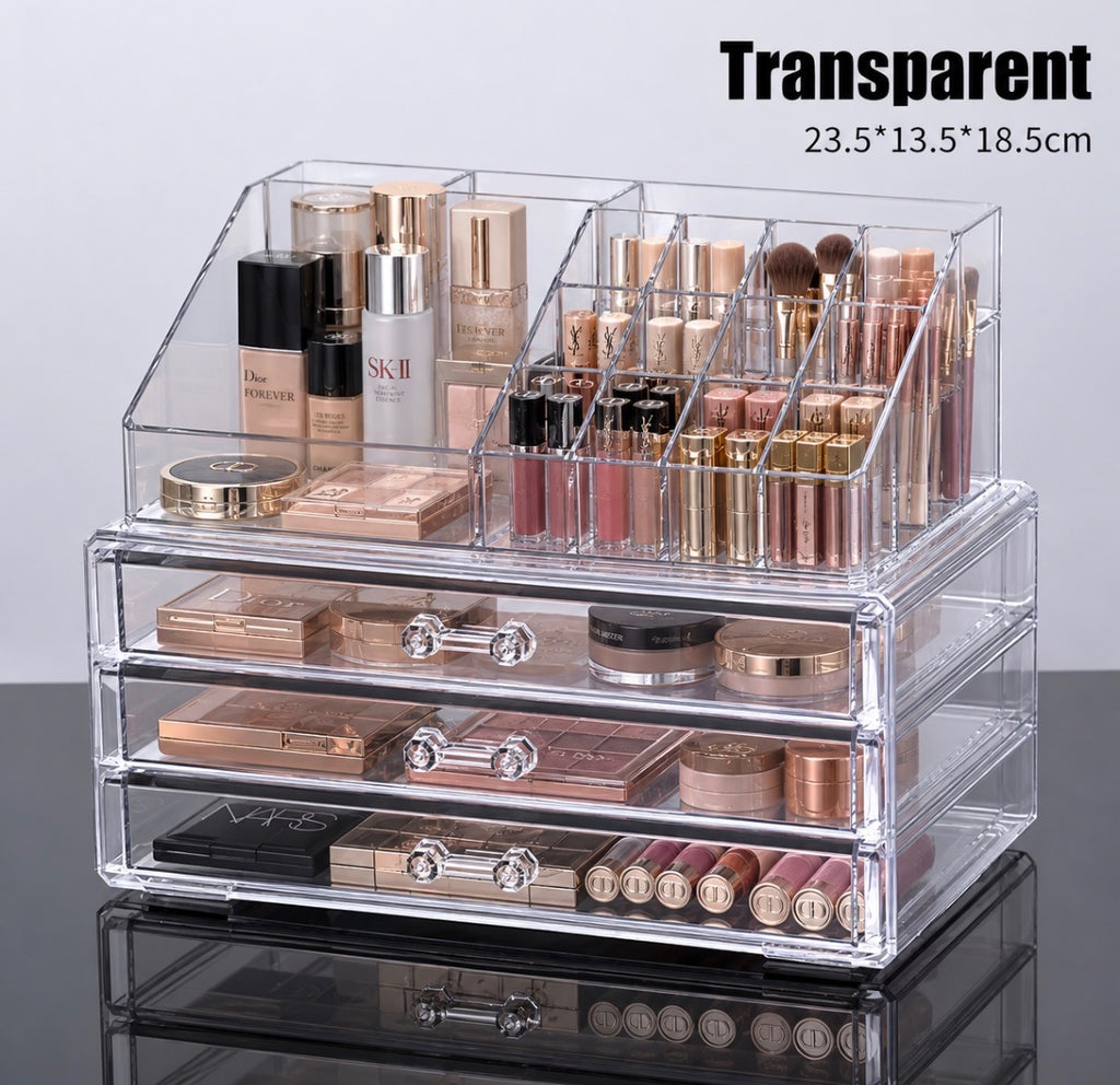 Acrylic Makeup Organizer Clear 1